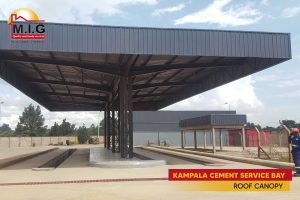 Roof Canopy - Kampala Cement Service Bay