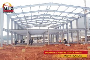 Roof Structure Office Block - Mandela Miller